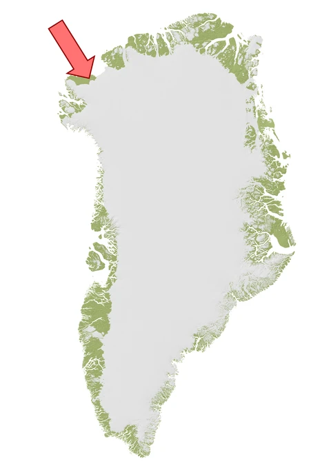 Map of Greenland